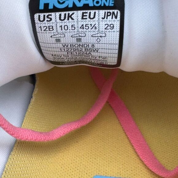 HOKA ONE ONE BONDI 8 - Women’s Running Shoes - SIZE 12B - Picture 10 of 10